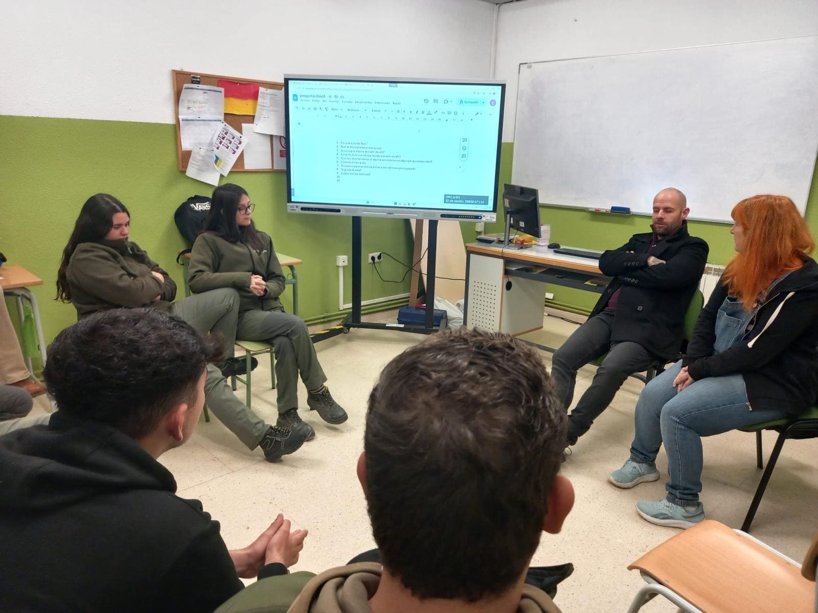 Charla en centro educativo